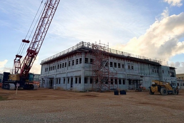 Updated facility under construction