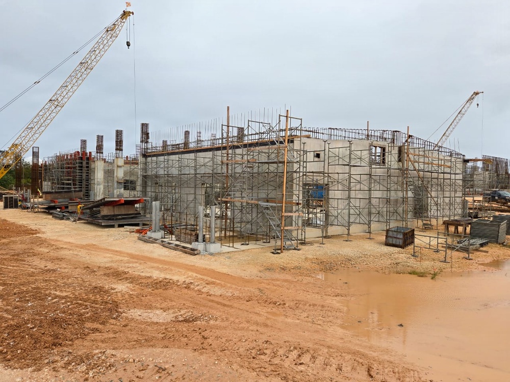 Vehicle maintenance shop progress photo