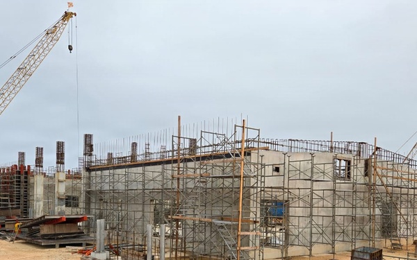 Vehicle maintenance shop progress photo