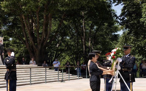 Tomb of the Unknown Soldier Wreath Laying Ceremony