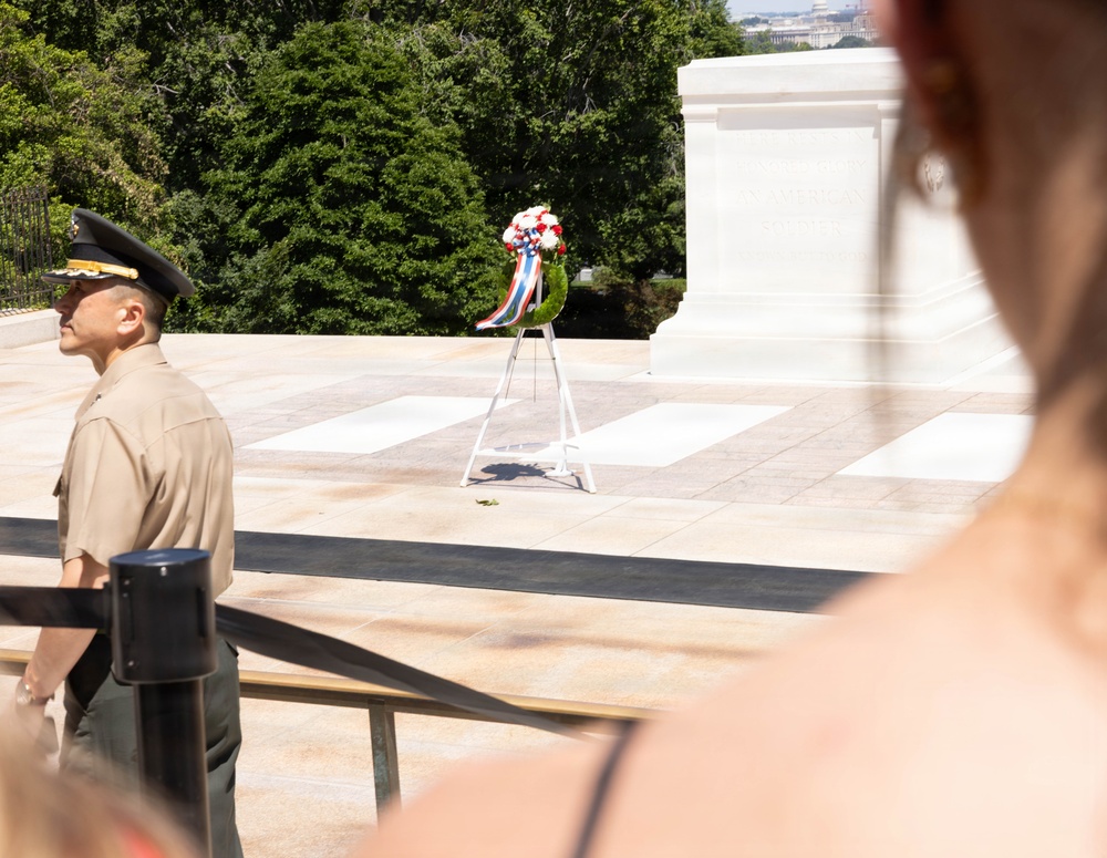 Tomb of the Unknown Soldier Wreath Laying Ceremony