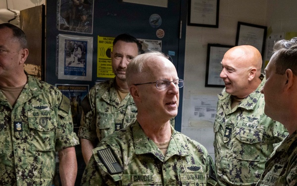 CNO and MCPON visit VAQ-131