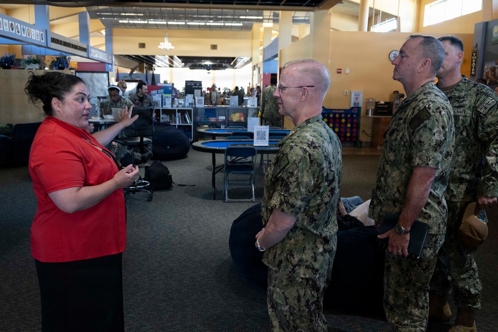 CNO and MCPON engage with Sailors on NAS Whidbey Island