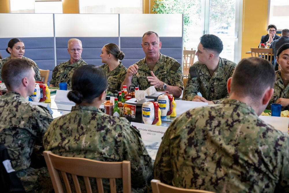 CNO and MCPON engage with Sailors on NAS Whidbey Island