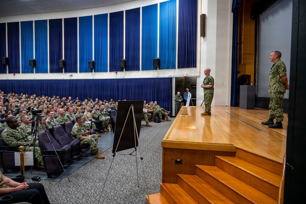 CNO and MCPON hold all-hands call on NAS Whidbey Island