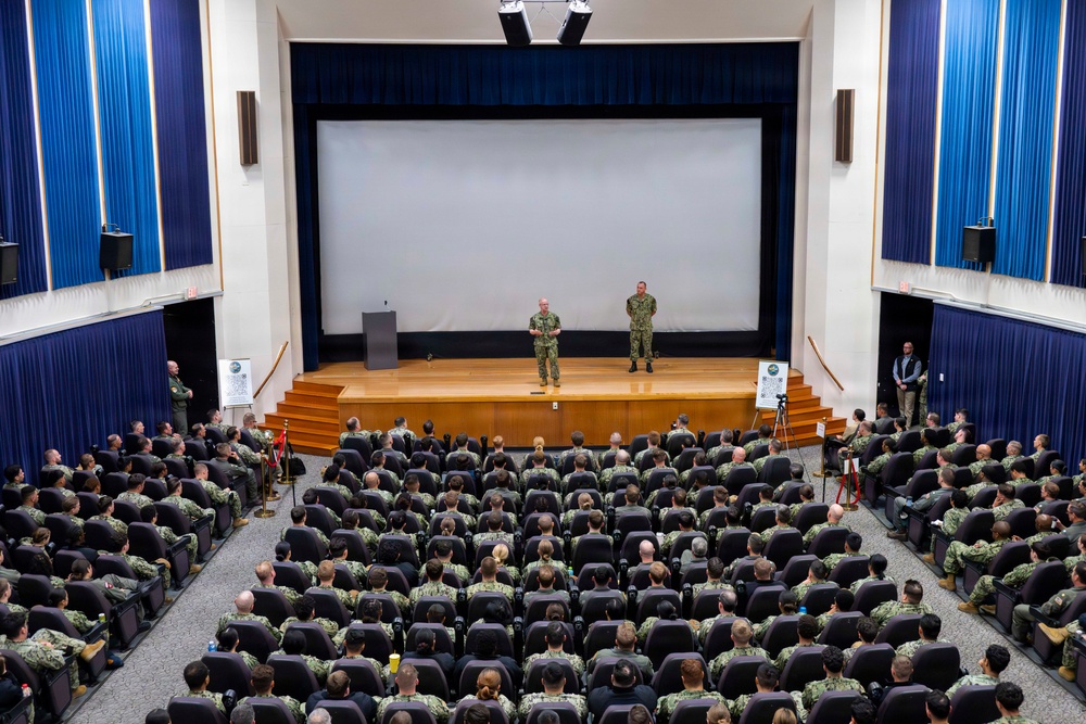 CNO and MCPON hold all-hands call on NAS Whidbey Island