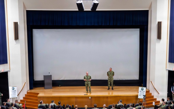 CNO and MCPON hold all-hands call on NAS Whidbey Island