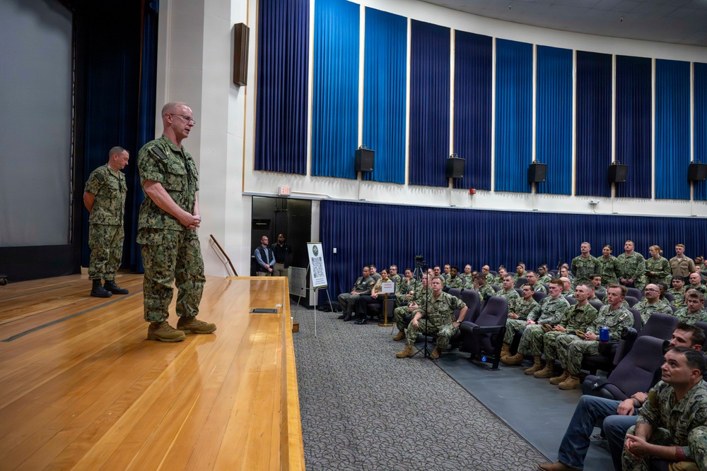CNO and MCPON hold all-hands call on NAS Whidbey Island