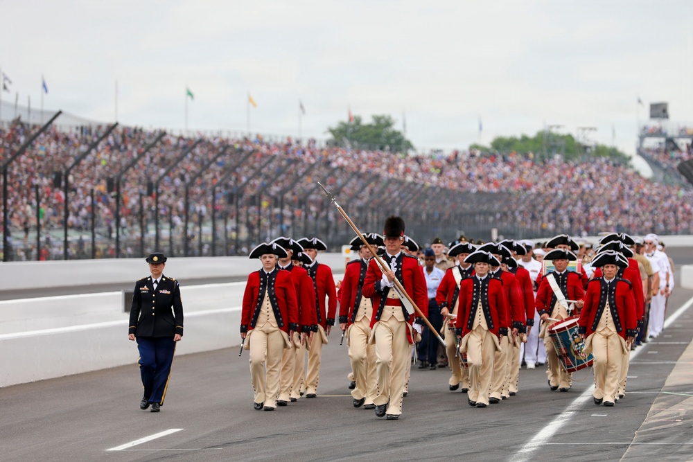 Indiana National Guard participates in the Indy 500