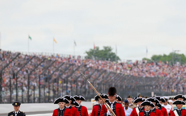 Indiana National Guard participates in the Indy 500