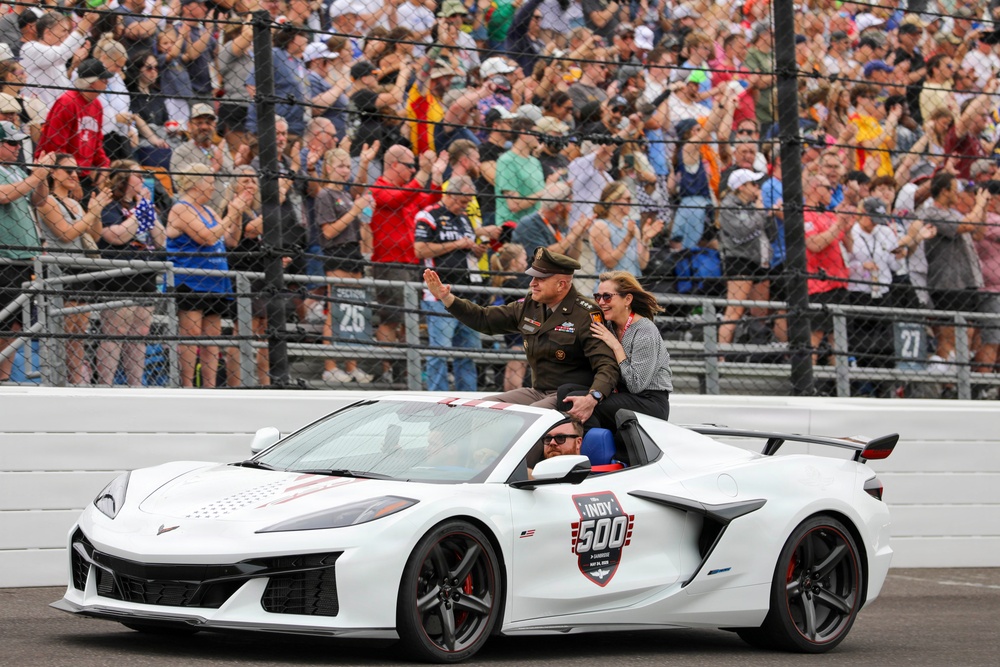 Indiana National Guard participates in the Indy 500
