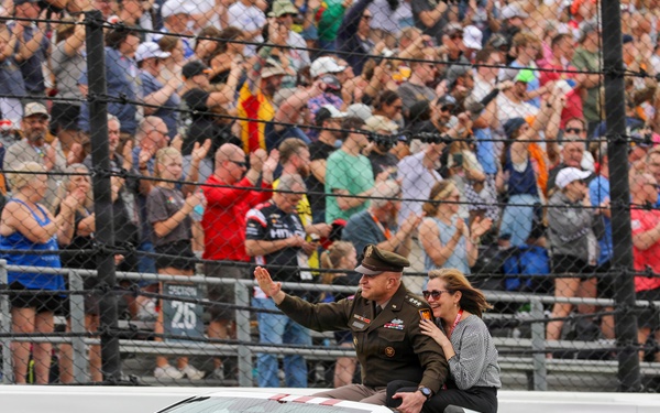 Indiana National Guard participates in the Indy 500