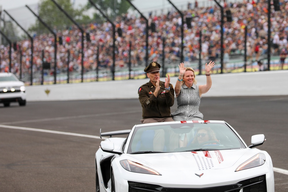 Indiana National Guard participates in the Indy 500