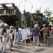 Soldiers from 6-37 Field Artillery Regiment hosts a static display for Humphreys Middle School