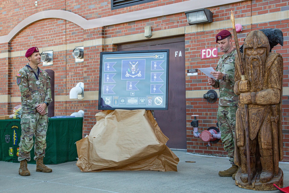 92nd Civil Affairs Battalion Change of Command Ceremony