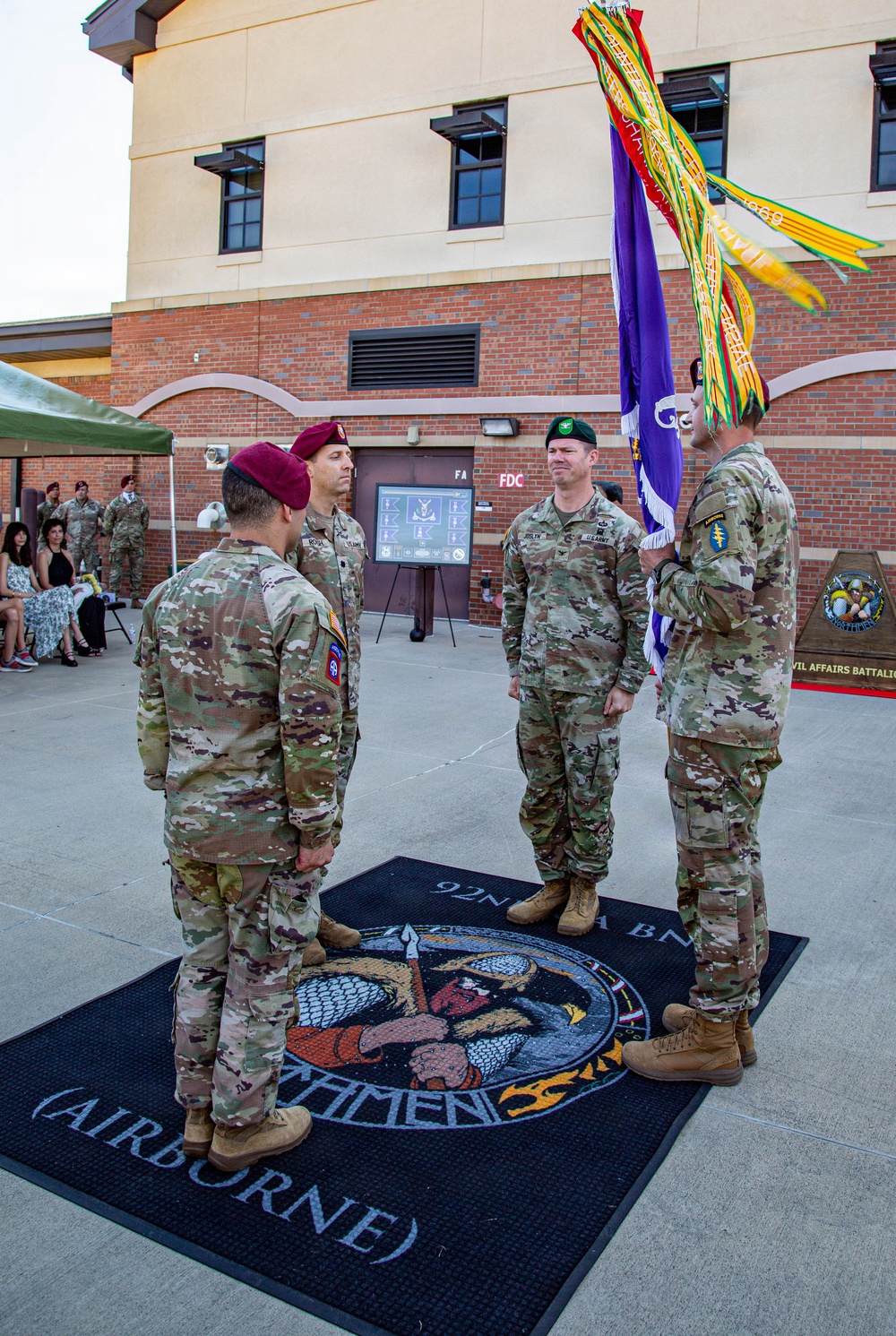 92nd Civil Affairs Battalion Change of Command Ceremony