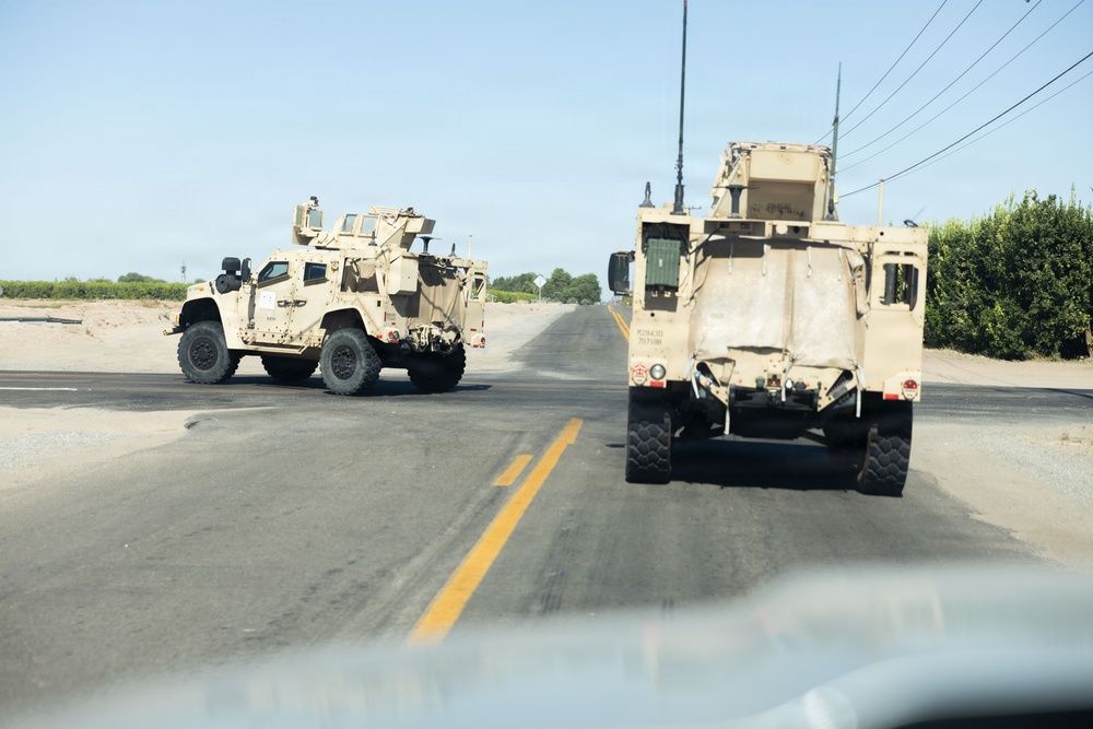 Logistics Combat Element Conducts Engineer Reconnaissance