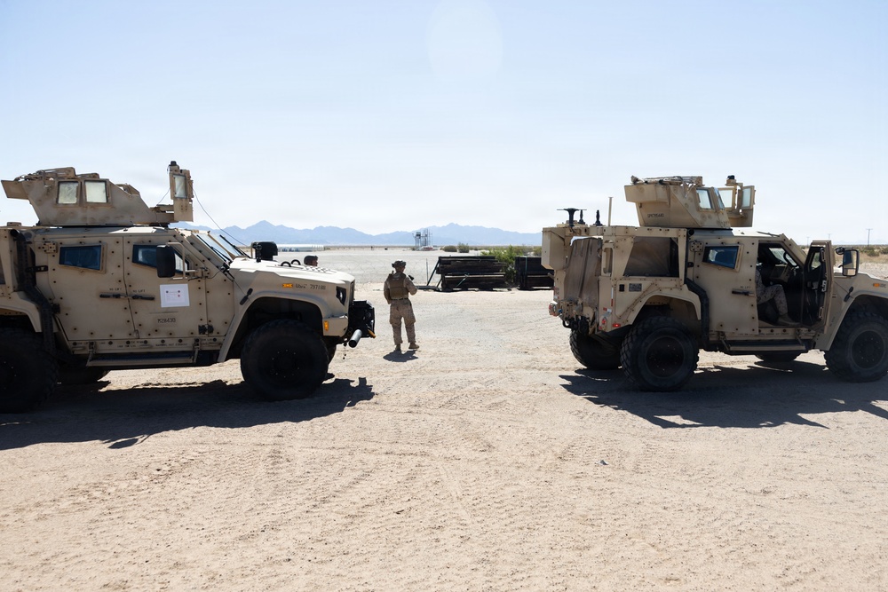 Logistics Combat Element Conducts Engineer Reconnaissance