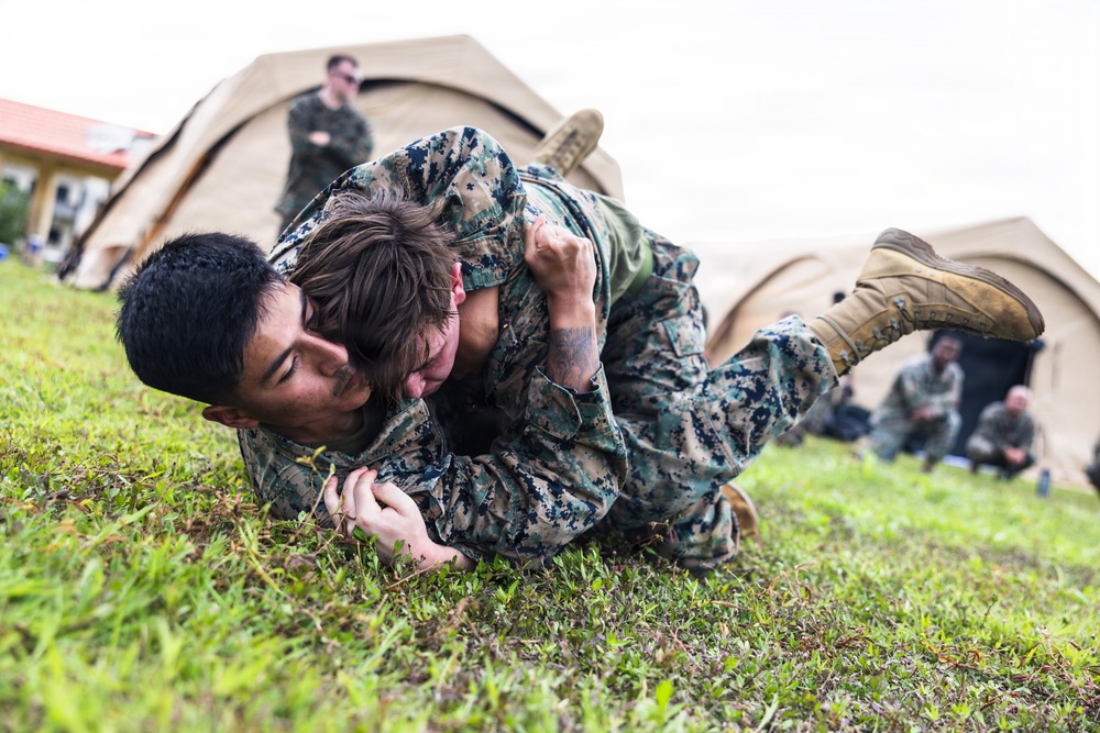 Marines with Camp Blaz host a Warriors Night