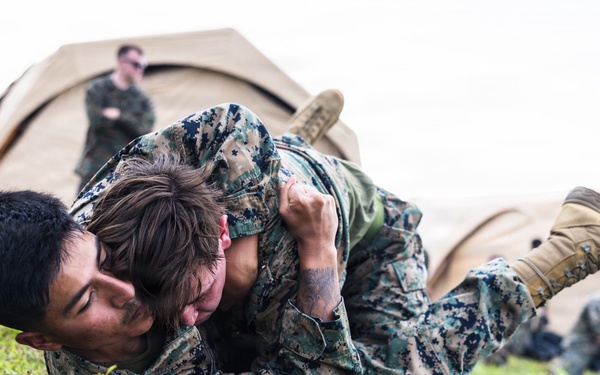 Marines with Camp Blaz host a Warriors Night