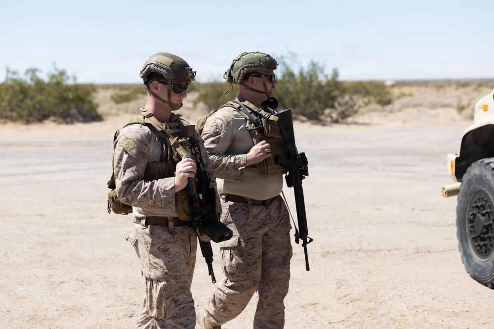 Logistics Combat Element Conducts Engineer Reconnaissance