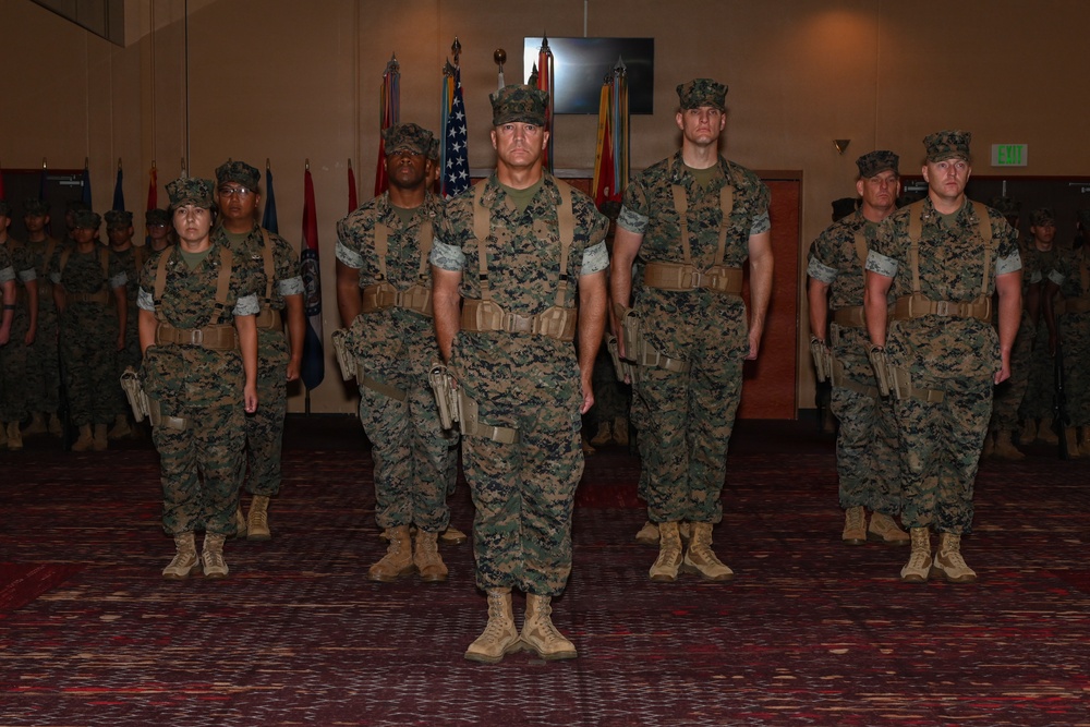 3rd Marine Logistics Group Holds Commanding General’s Change of Command Ceremony
