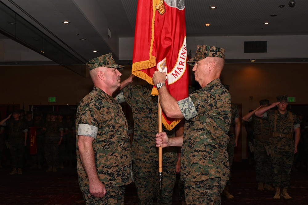 3rd Marine Logistics Group Holds Commanding General’s Change of Command Ceremony