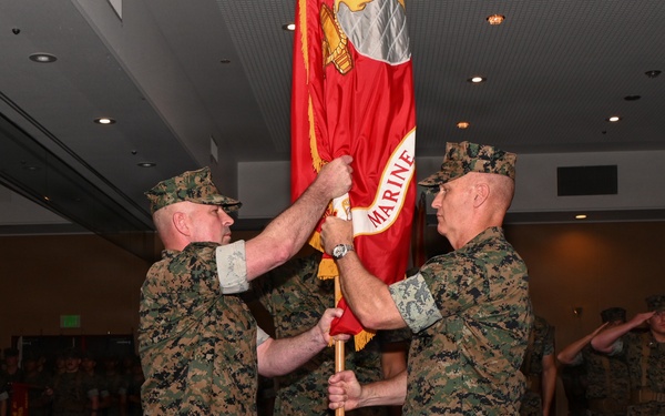 3rd Marine Logistics Group Holds Commanding General’s Change of Command Ceremony