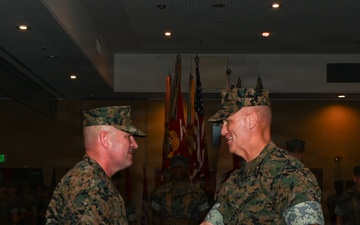 3rd Marine Logistics Group Holds Commanding General’s Change of Command Ceremony
