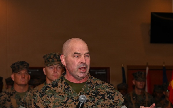3rd Marine Logistics Group Holds Commanding General’s Change of Command Ceremony