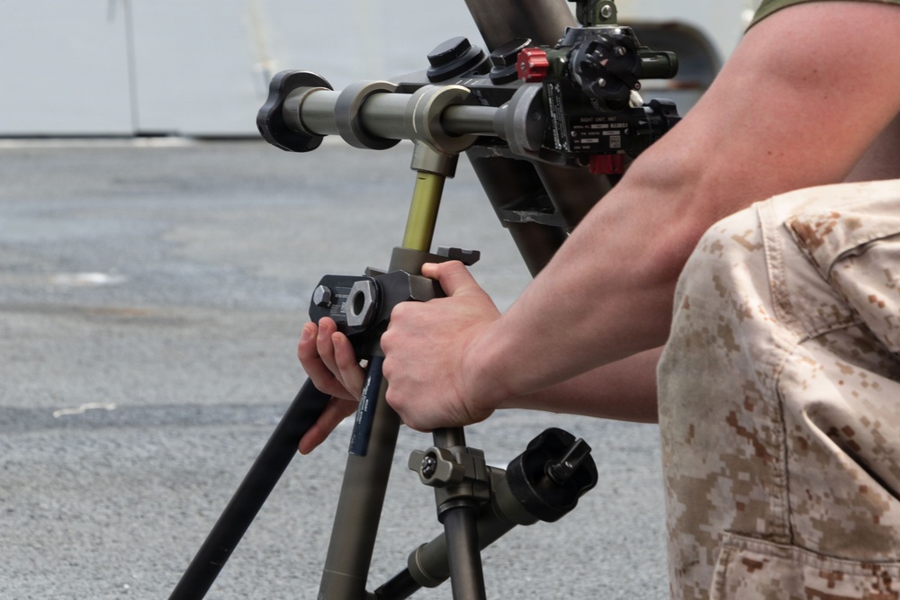 USS Portland Marines Conduct Routine Operations