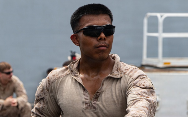 USS Portland Marines Conduct Routine Operations