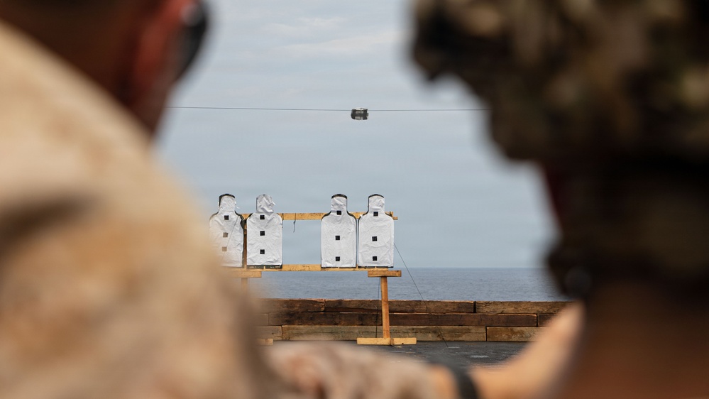 USS Portland Marines Conduct Routine Operations