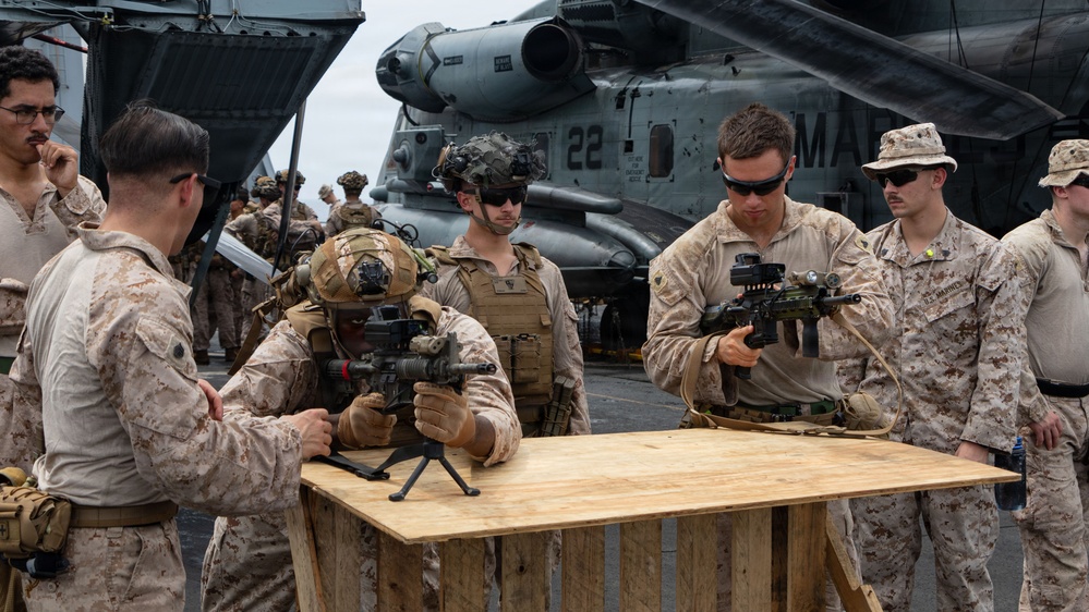 USS Portland Marines Conduct Routine Operations