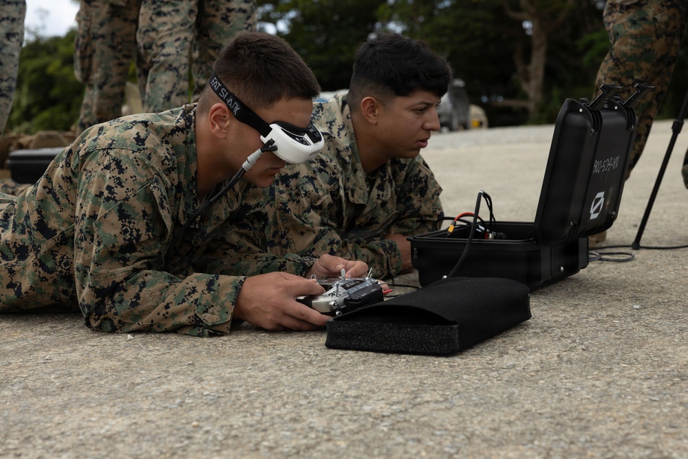 U.S Marines with 3rd Marine Division Train With the Neros Archer Drone