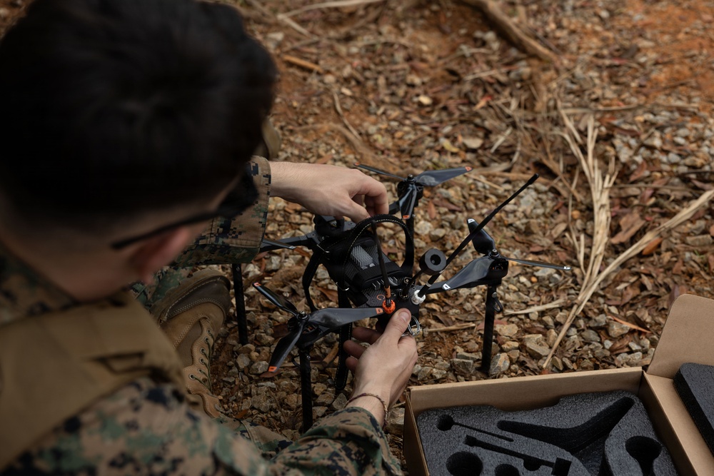 U.S Marines with 3rd Marine Division Train With the Neros Archer Drone