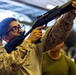 11th MEU Marines Conduct Shotgun Familiarization Training Aboard USS Boxer