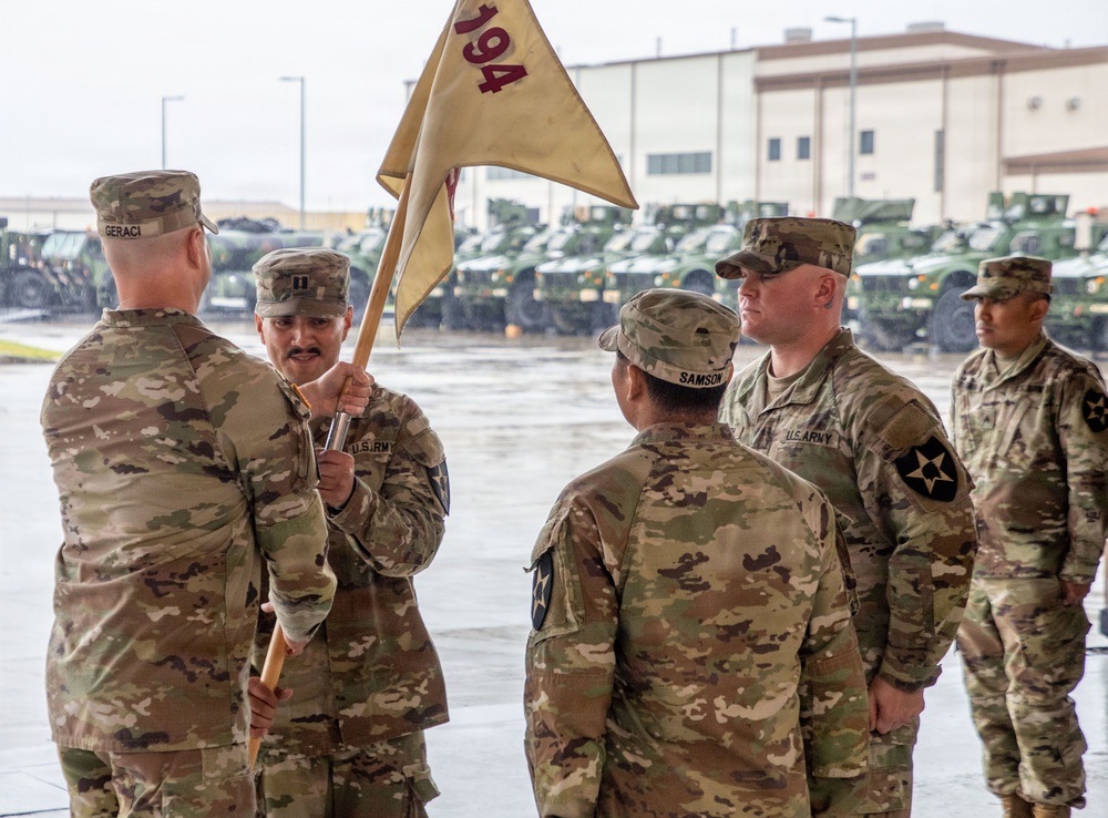 HHC 194DSSB of Champion Brigade Changes Command