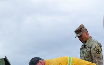 Hawaii Army National Guard firefighters conduct joint emergency response training on Maui