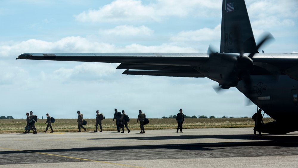 Ramstein team set-out to begin D-Day 82