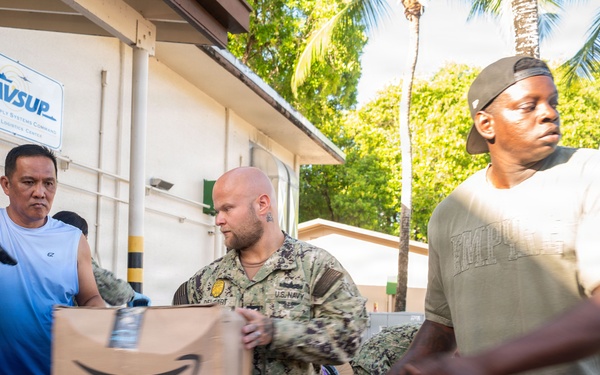 NSF Diego Garcia all-hands mail call