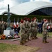 82nd Airborne Division at Three Cemeteries Monument, Normandy 82