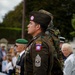 82nd Airborne Division at Three Cemeteries Monument, Normandy 82