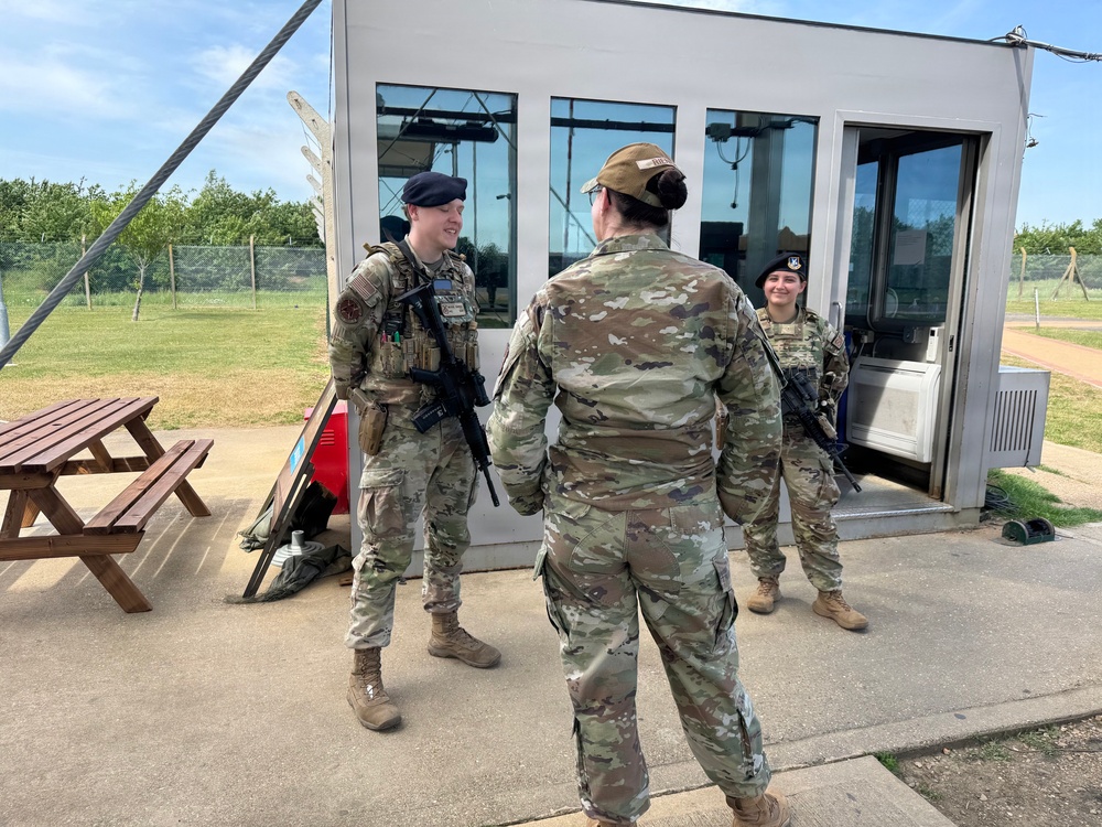Senior Leaders Connect with Defenders at RAF Alconbury