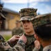 U.S. Marines receive promotions in Sweden