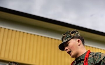 U.S. Marines receive promotions in Sweden