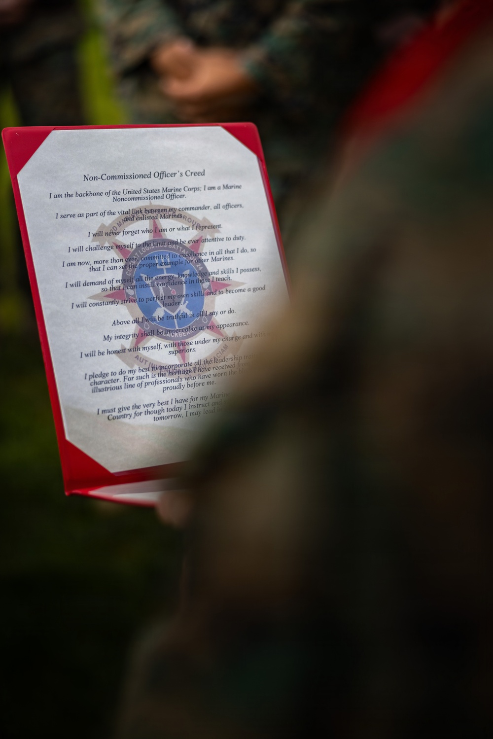 U.S. Marines receive promotions in Sweden