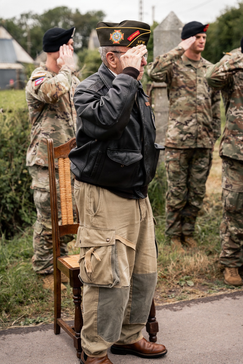 101st Airborne Division Soldiers honor 2nd Lt. George E. Schmidt in Normandy