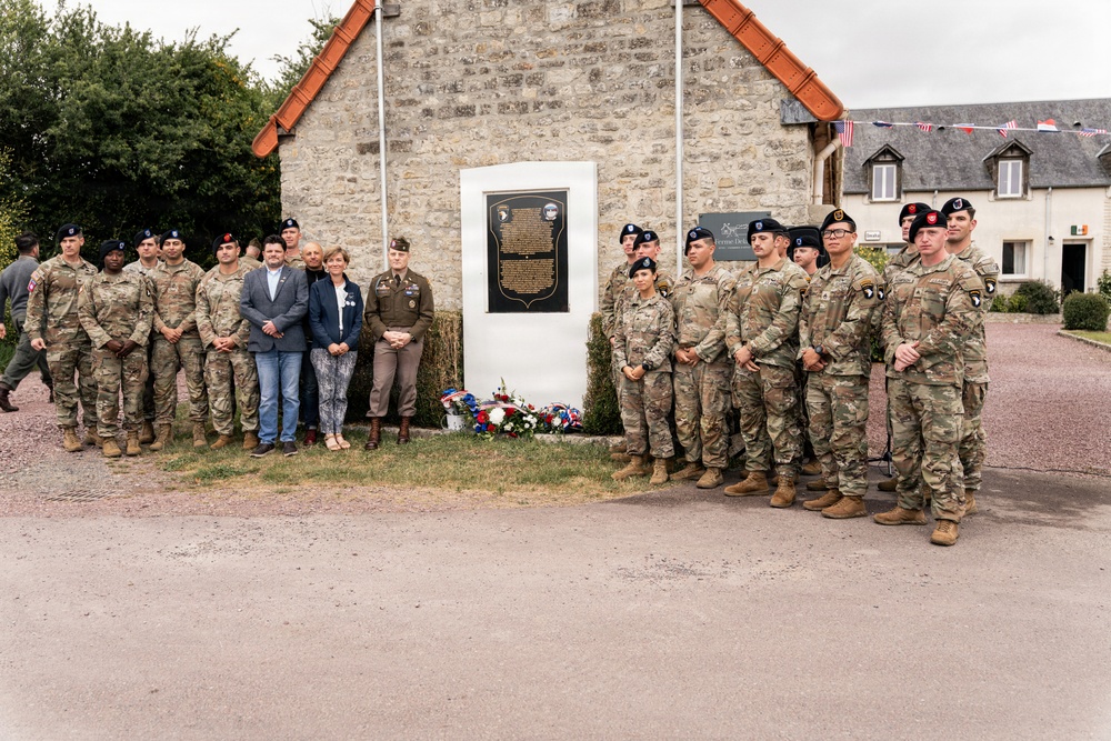 101st Airborne Division Soldiers honor 2nd Lt. George E. Schmidt in Normandy