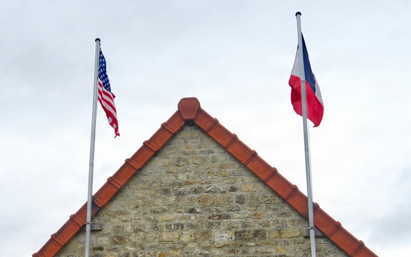101st Airborne Division Honors D-Day Fallen at La Ferme Delaunay Memorial